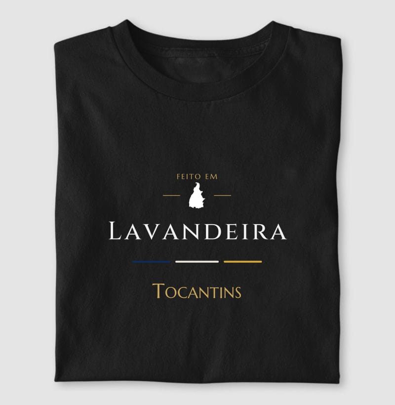 Camiseta Feito em de Lavandeira