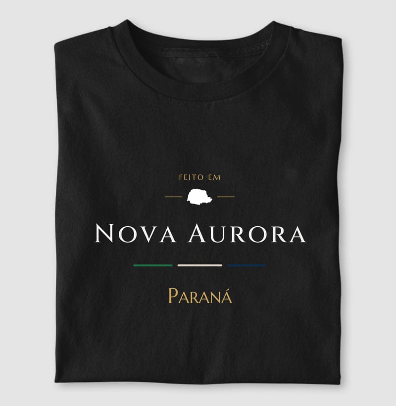 Camiseta Feito em de Nova Aurora