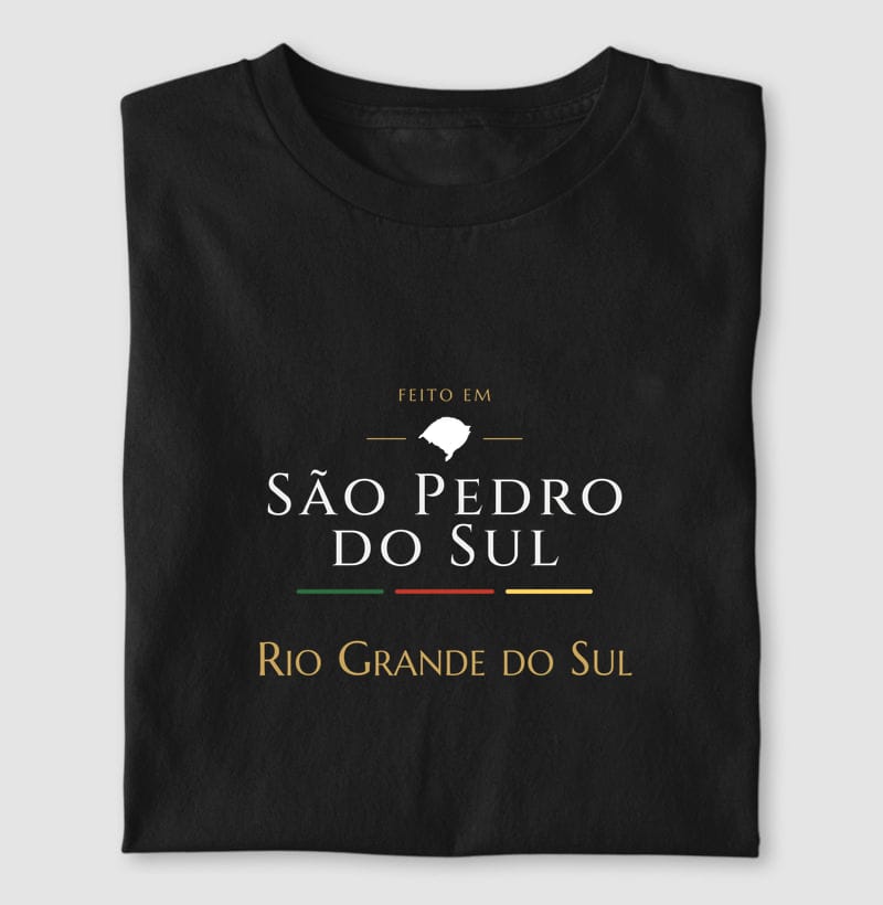 Camiseta Feito em de São Pedro do Sul