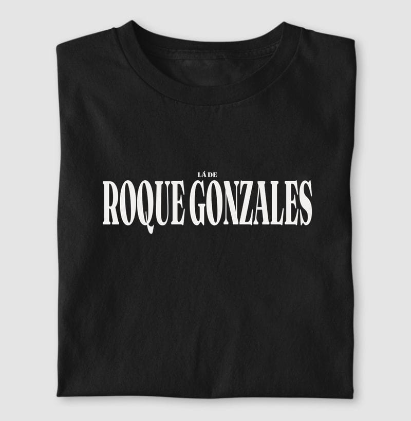 Camiseta Tipografia de Roque Gonzales