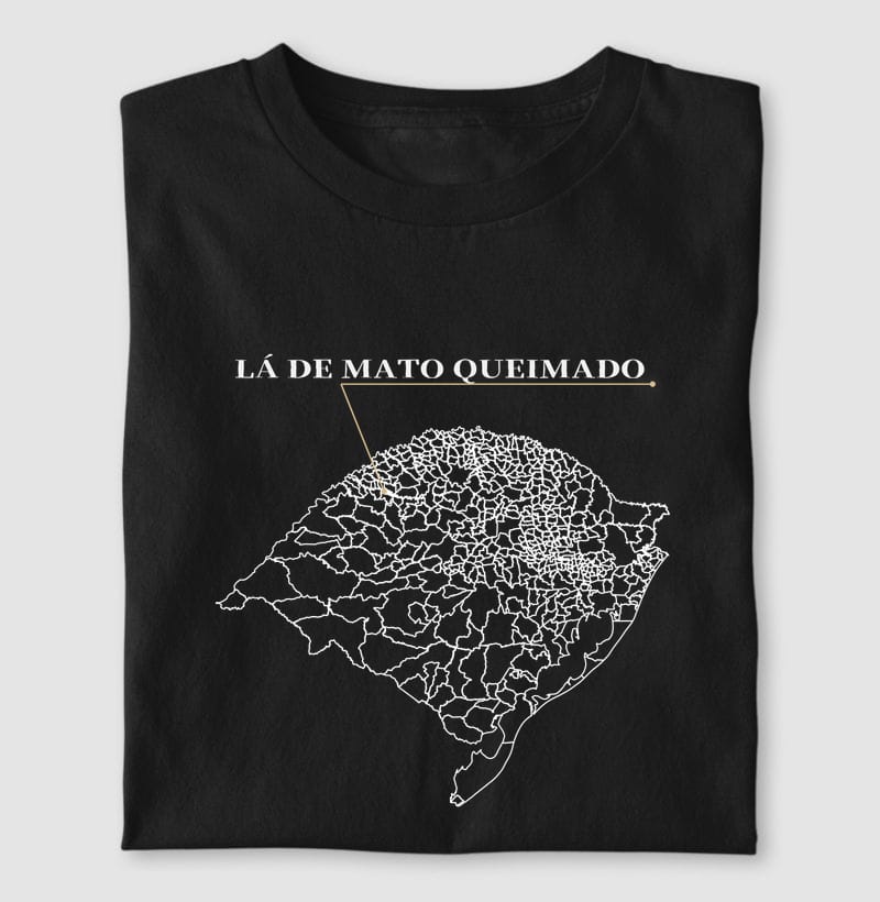 Camiseta Ponto de Origem de Mato Queimado