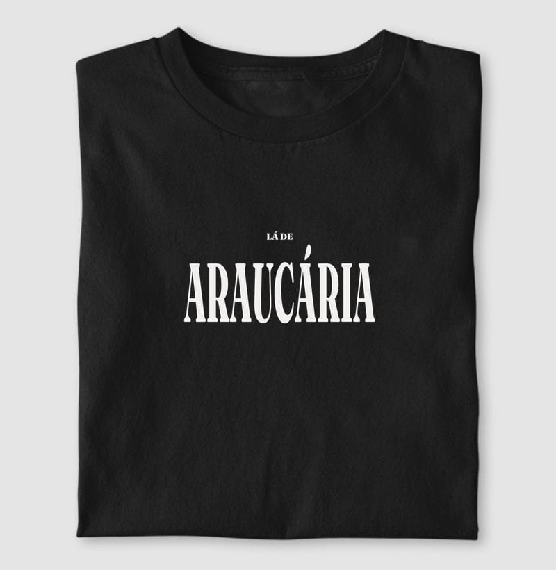 Camiseta Tipografia de Araucária