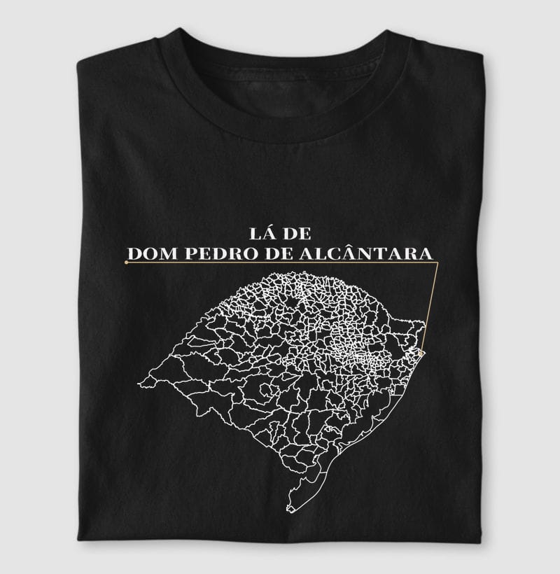 Camiseta Ponto de Origem de Dom Pedro de Alcântara