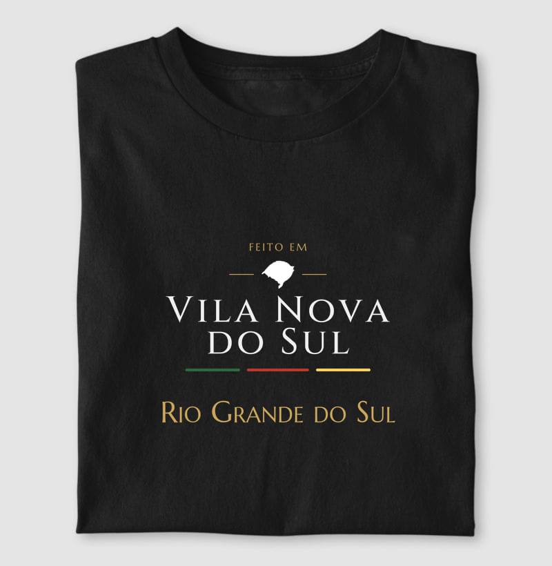 Camiseta Feito em de Vila Nova do Sul