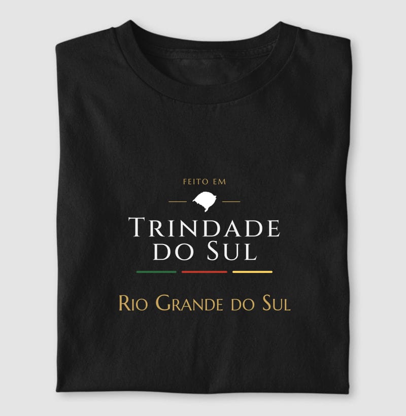 Camiseta Feito em de Trindade do Sul