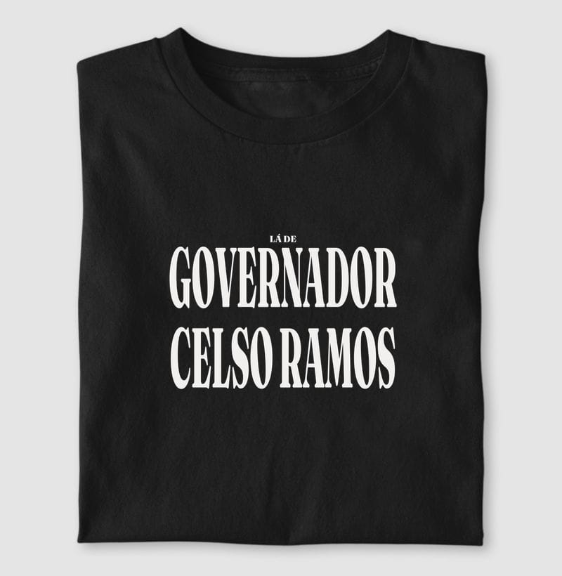 Camiseta Tipografia de Governador Celso Ramos