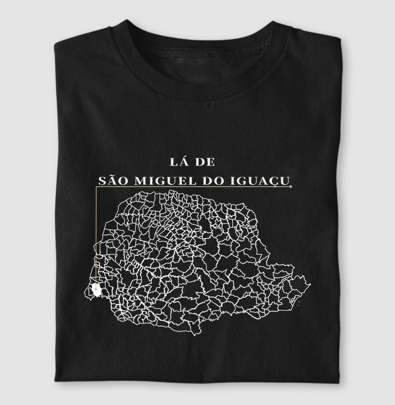 Camiseta Ponto de Origem de São Miguel do Iguaçu