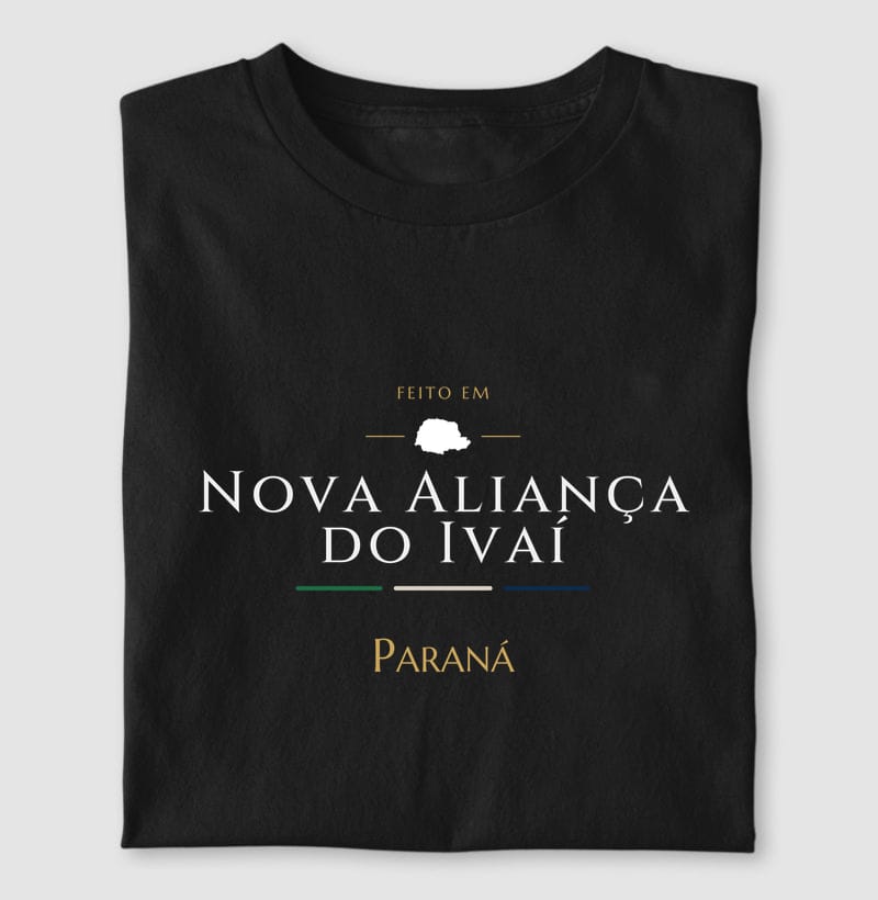 Camiseta Feito em de Nova Aliança do Ivaí