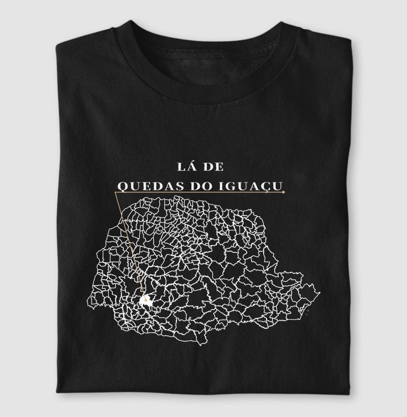 Camiseta Ponto de Origem de Quedas do Iguaçu