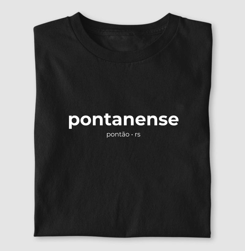 Camiseta Gentílico de Pontão