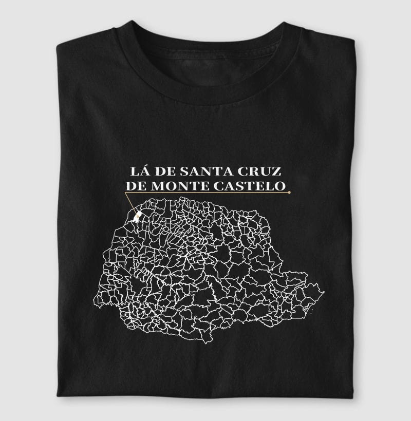 Camiseta Ponto de Origem de Santa Cruz de Monte Castelo