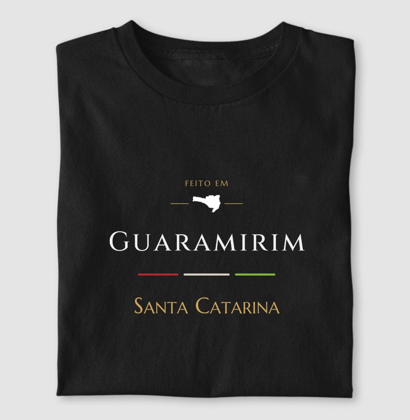Camiseta Feito em de Guaramirim