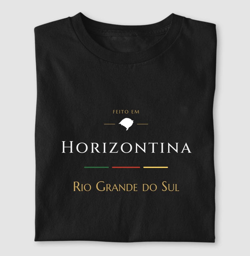 Camiseta Feito em de Horizontina
