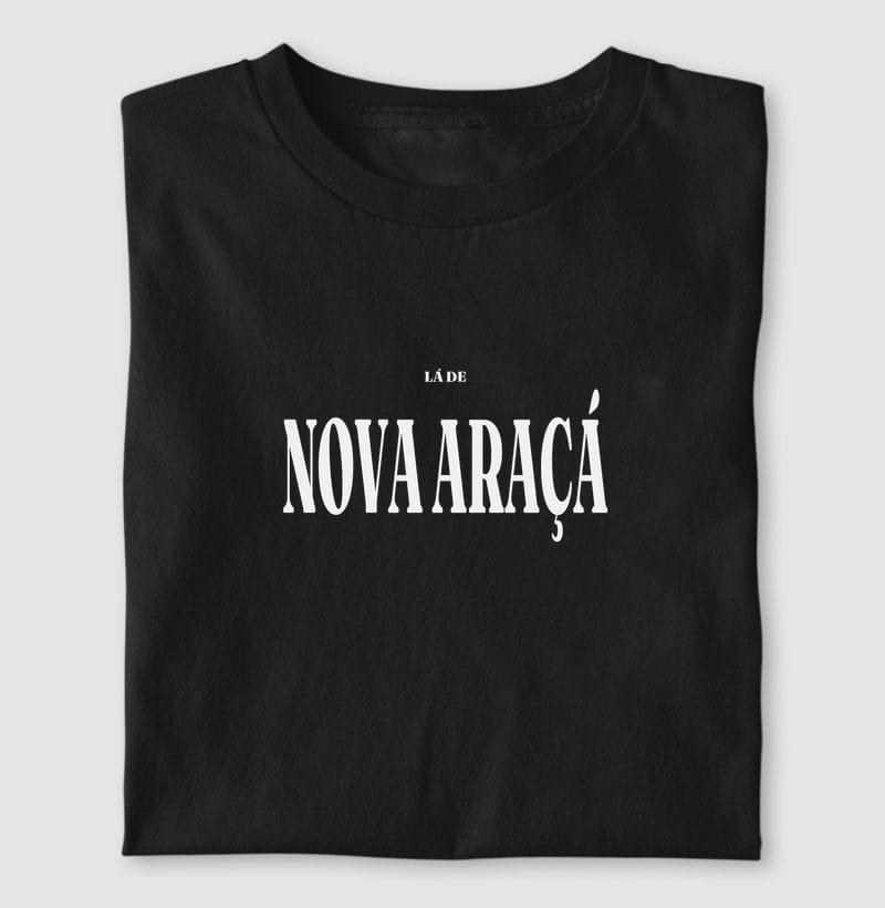 Camiseta Tipografia de Nova Araçá