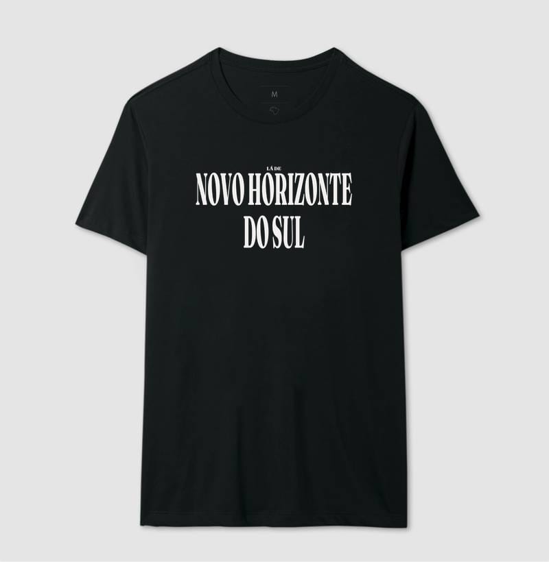 Camiseta Tipografia de Novo Horizonte do Sul