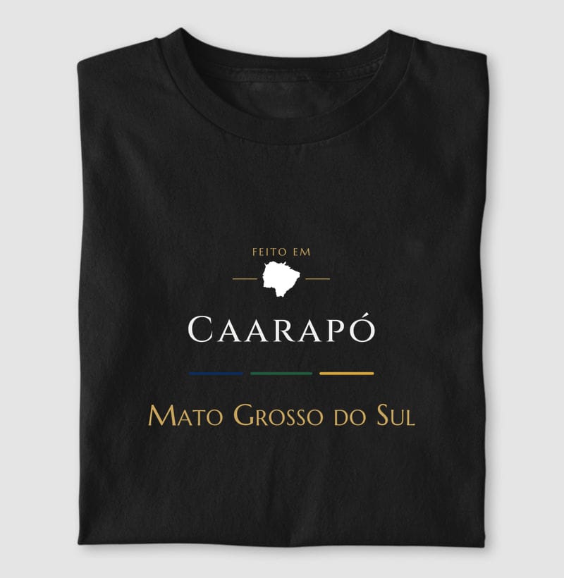 Camiseta Feito em de Caarapó