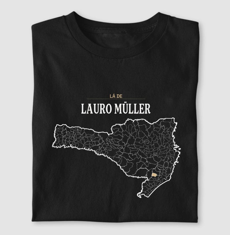 Camiseta Território de Lauro Müller