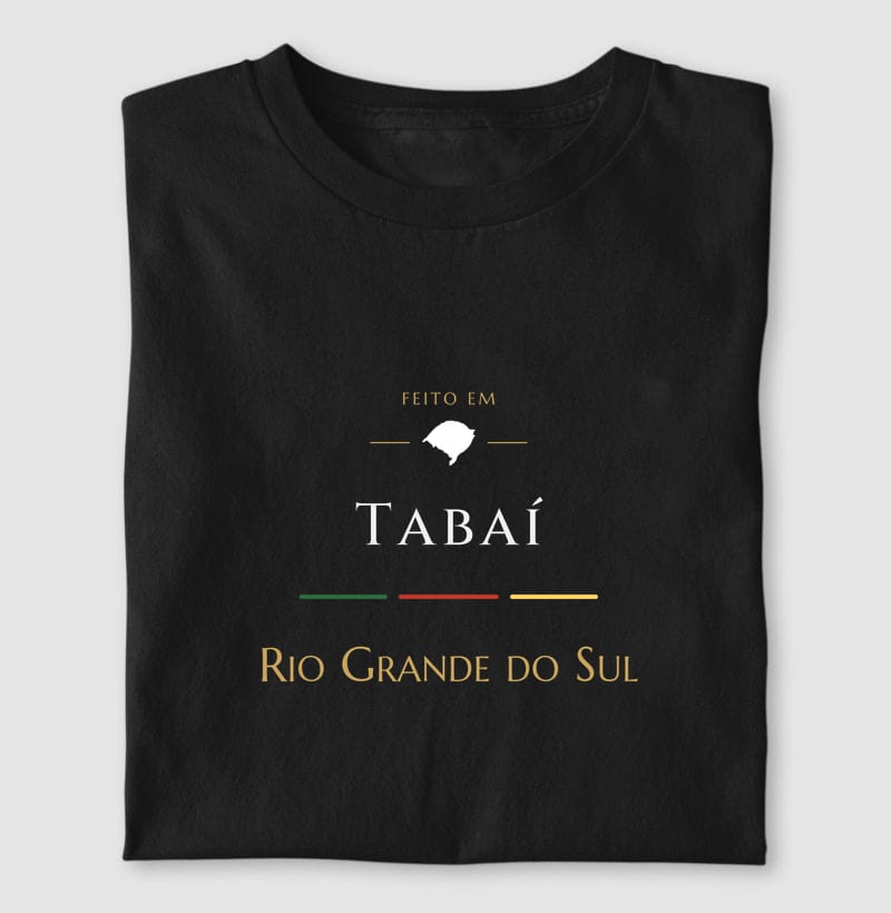 Camiseta Feito em de Tabaí
