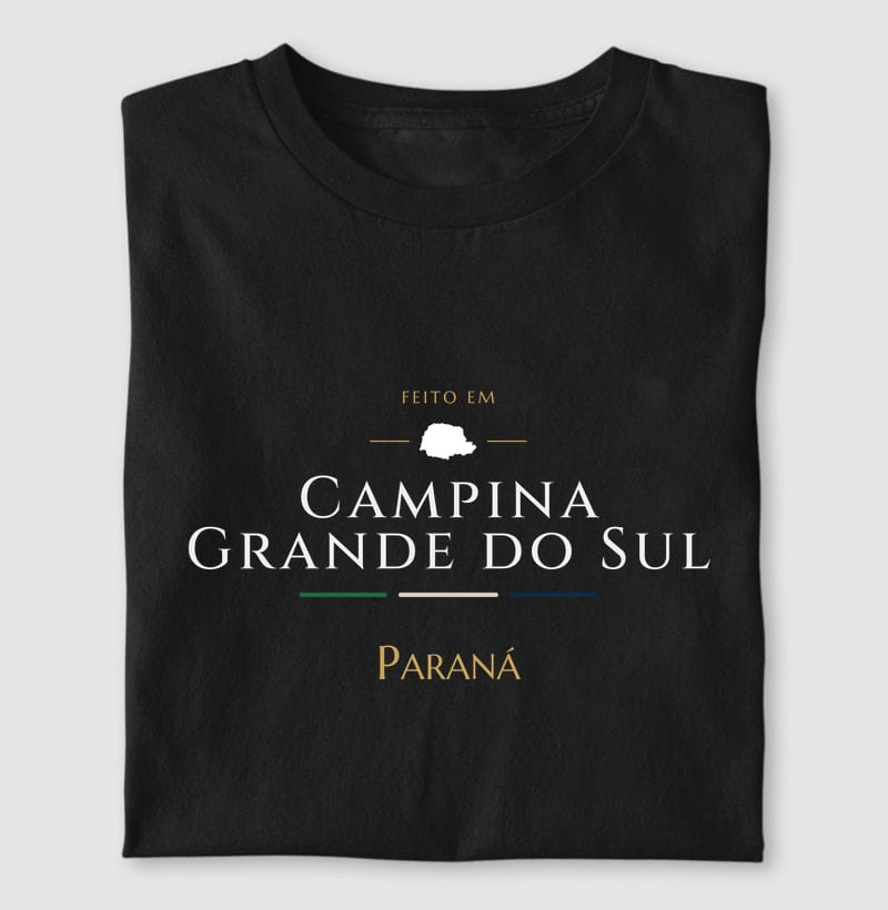 Camiseta Feito em de Campina Grande do Sul