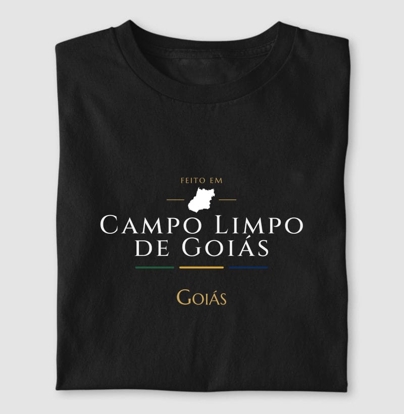 Camiseta Feito em de Campo Limpo de Goiás