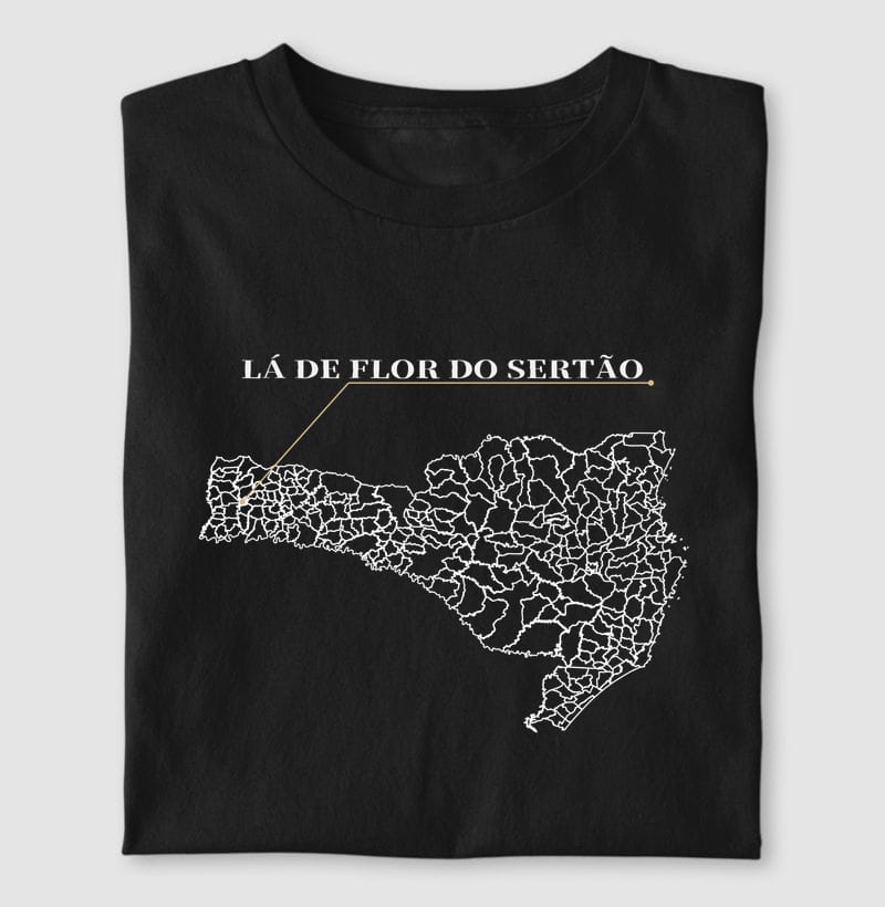 Camiseta Ponto de Origem de Flor do Sertão