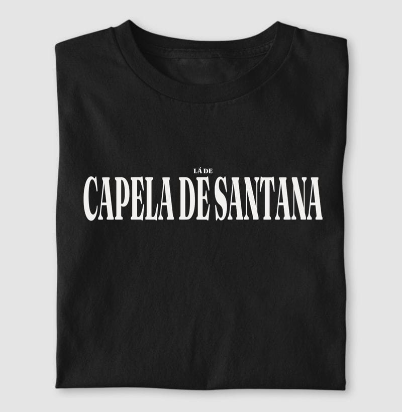 Camiseta Tipografia de Capela de Santana