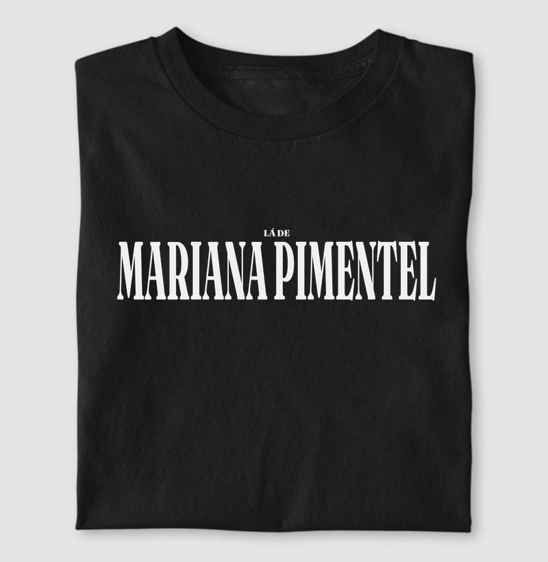 Camiseta Tipografia de Mariana Pimentel