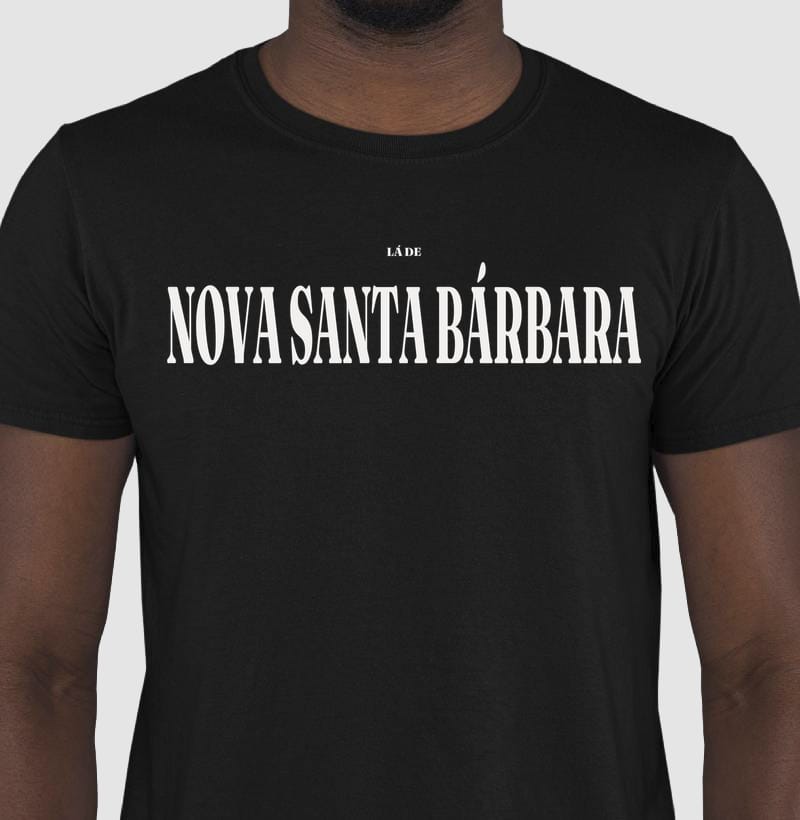 Camiseta Tipografia de Nova Santa Bárbara