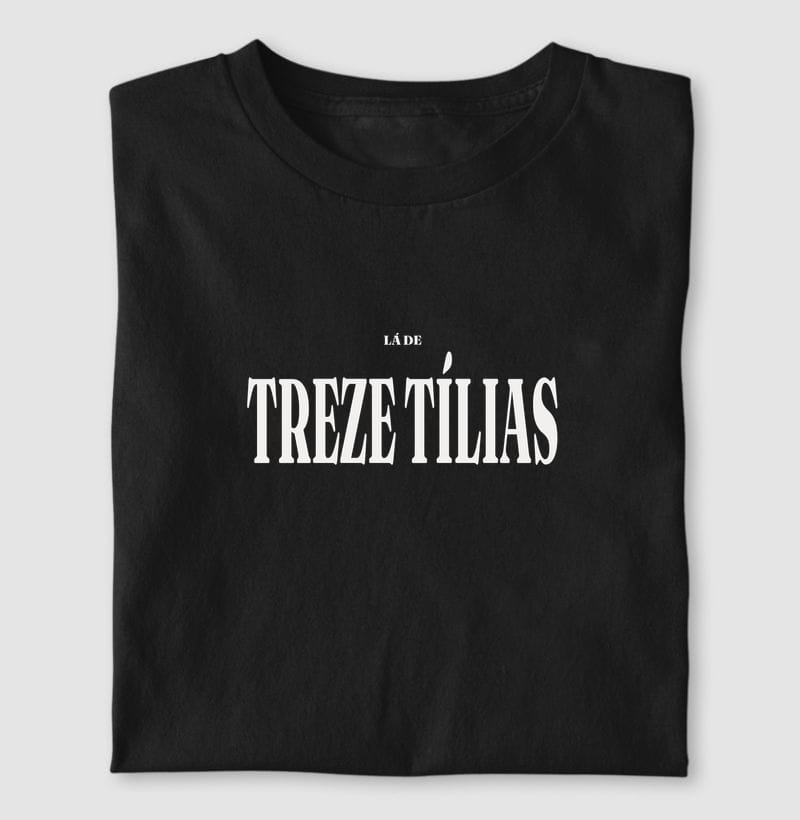 Camiseta Tipografia de Treze Tílias
