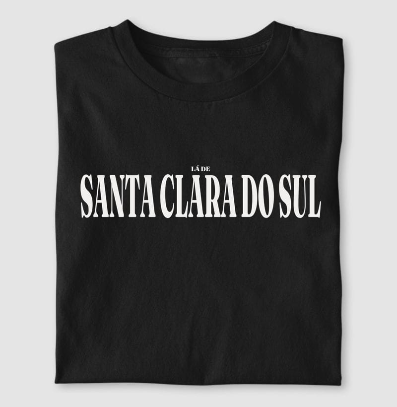 Camiseta Tipografia de Santa Clara do Sul