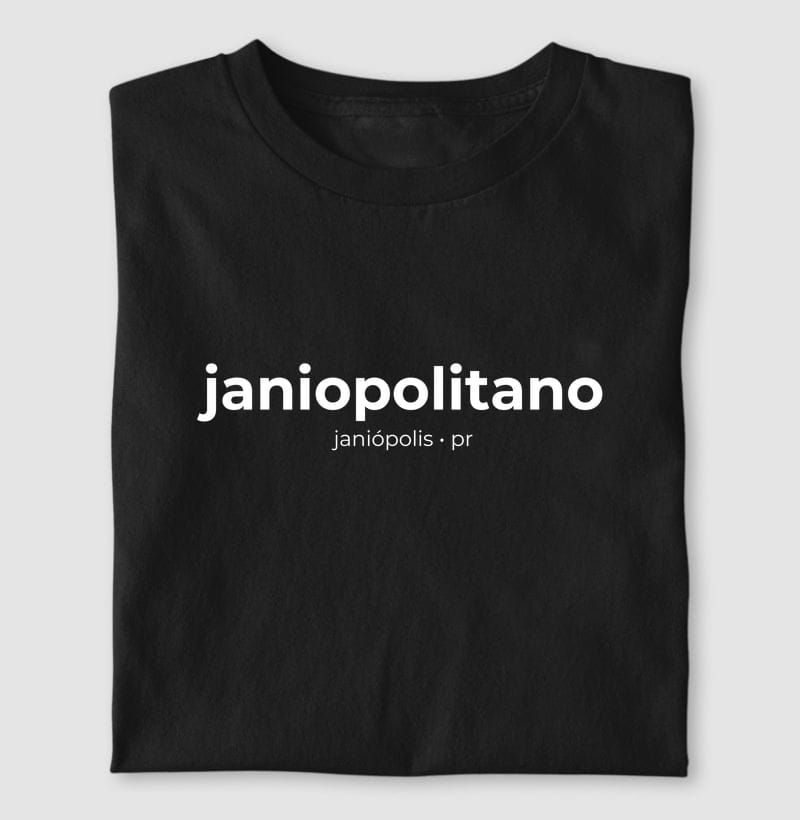 Camiseta Gentílico de Janiópolis