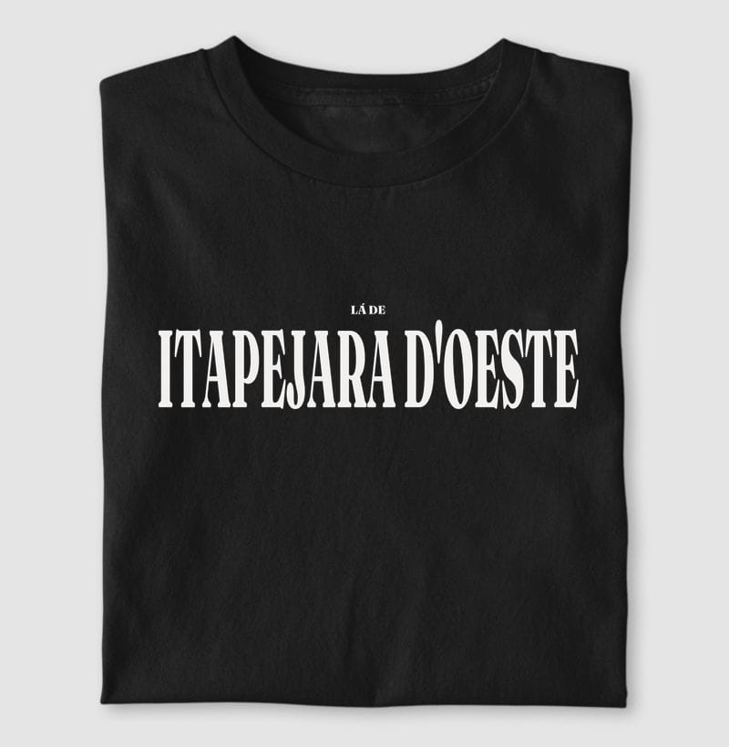 Camiseta Tipografia de Itapejara d'Oeste
