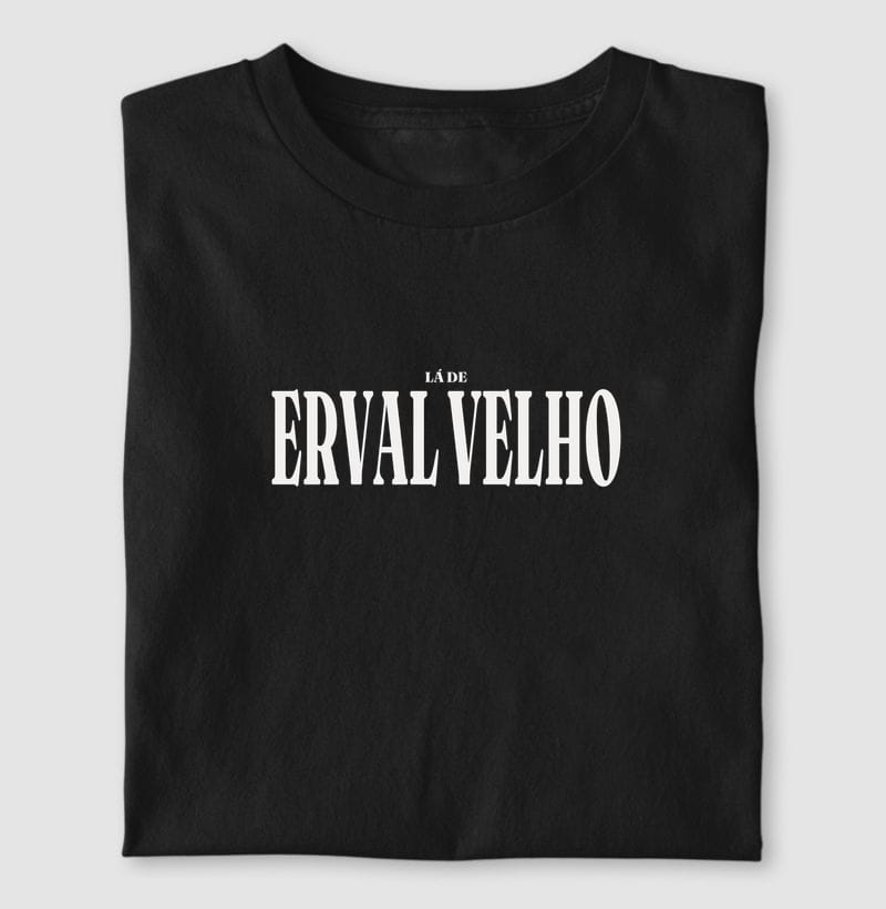 Camiseta Tipografia de Erval Velho