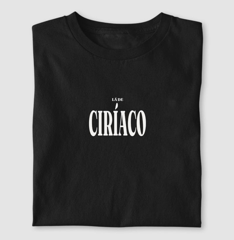 Camiseta Tipografia de Ciríaco