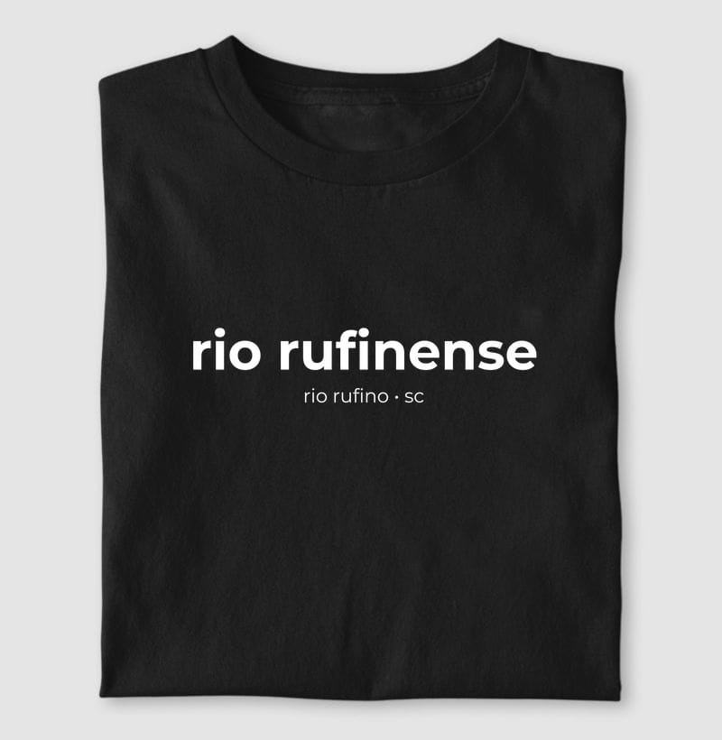 Camiseta Gentílico de Rio Rufino