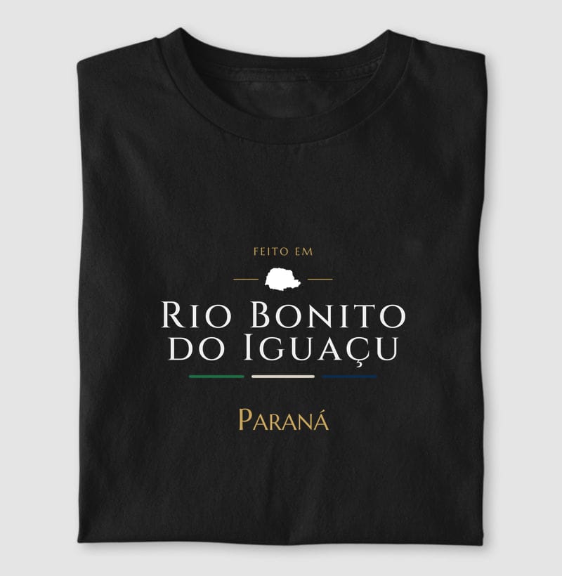 Camiseta Feito em de Rio Bonito do Iguaçu