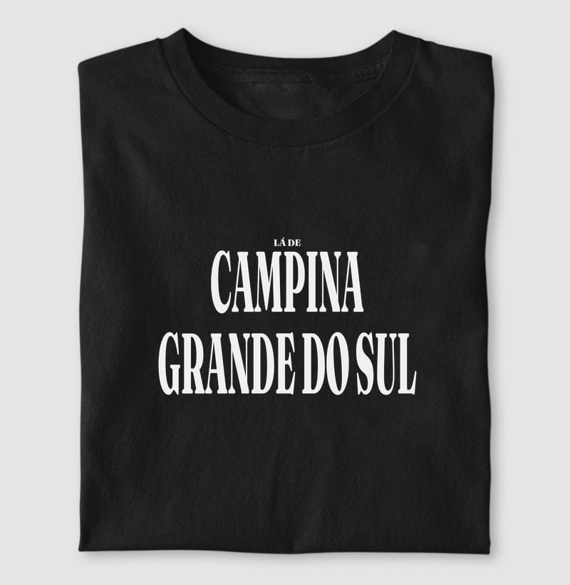 Camiseta Tipografia de Campina Grande do Sul