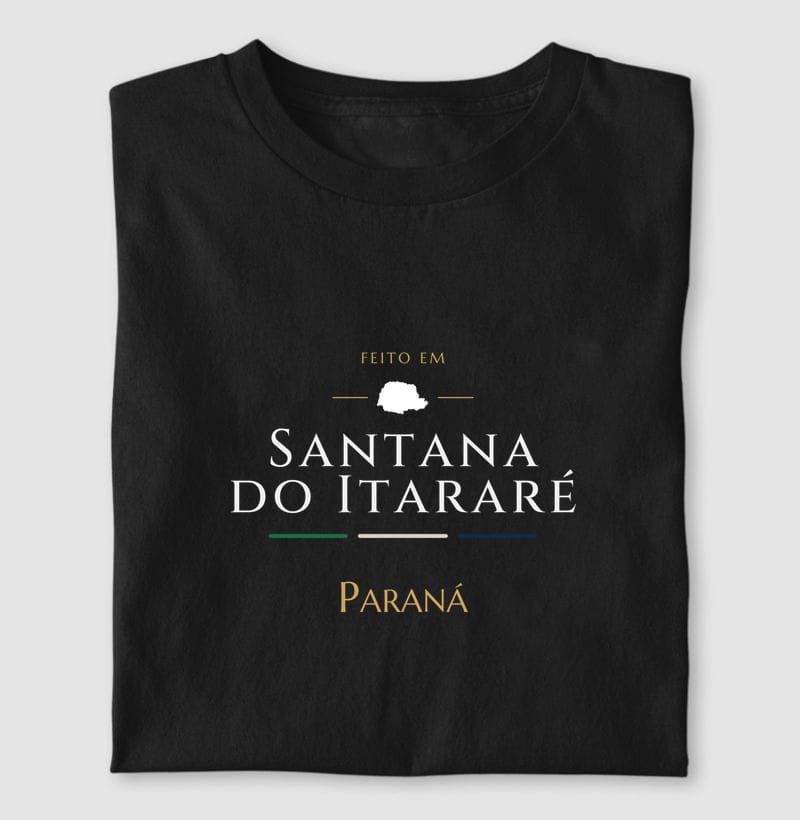Camiseta Feito em de Santana do Itararé