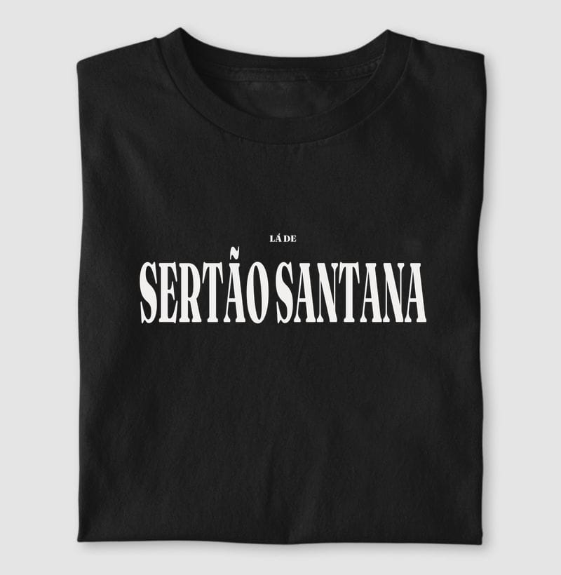 Camiseta Tipografia de Sertão Santana