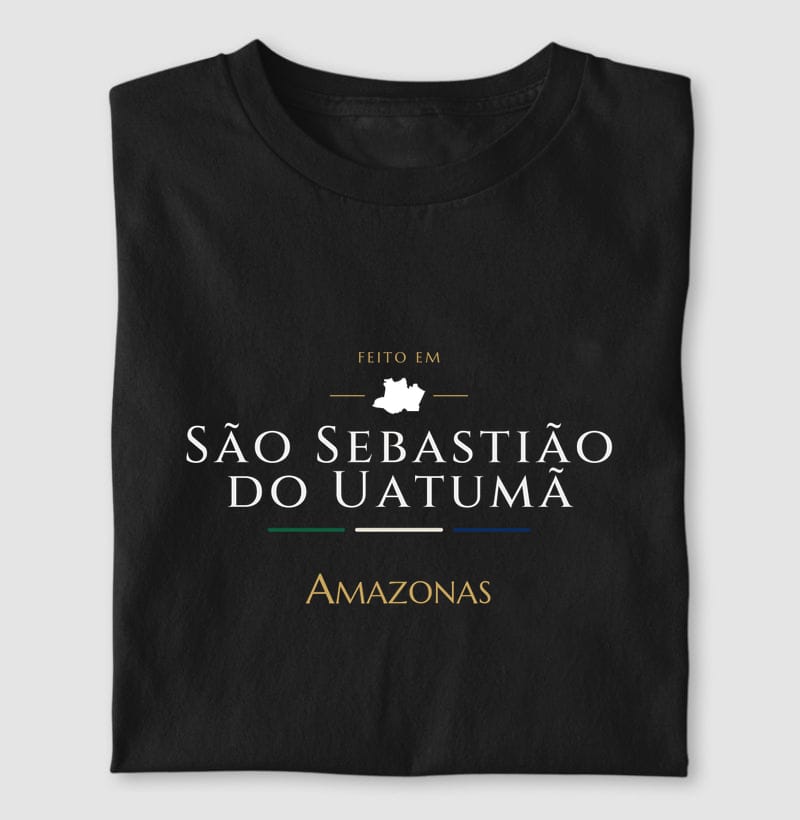Camiseta Feito em de São Sebastião do Uatumã