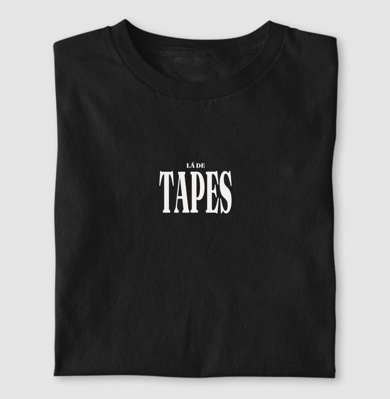 Camiseta Tipografia de Tapes
