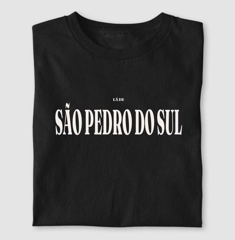 Camiseta Tipografia de São Pedro do Sul