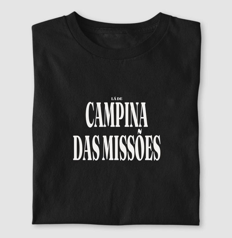 Camiseta Tipografia de Campina das Missões