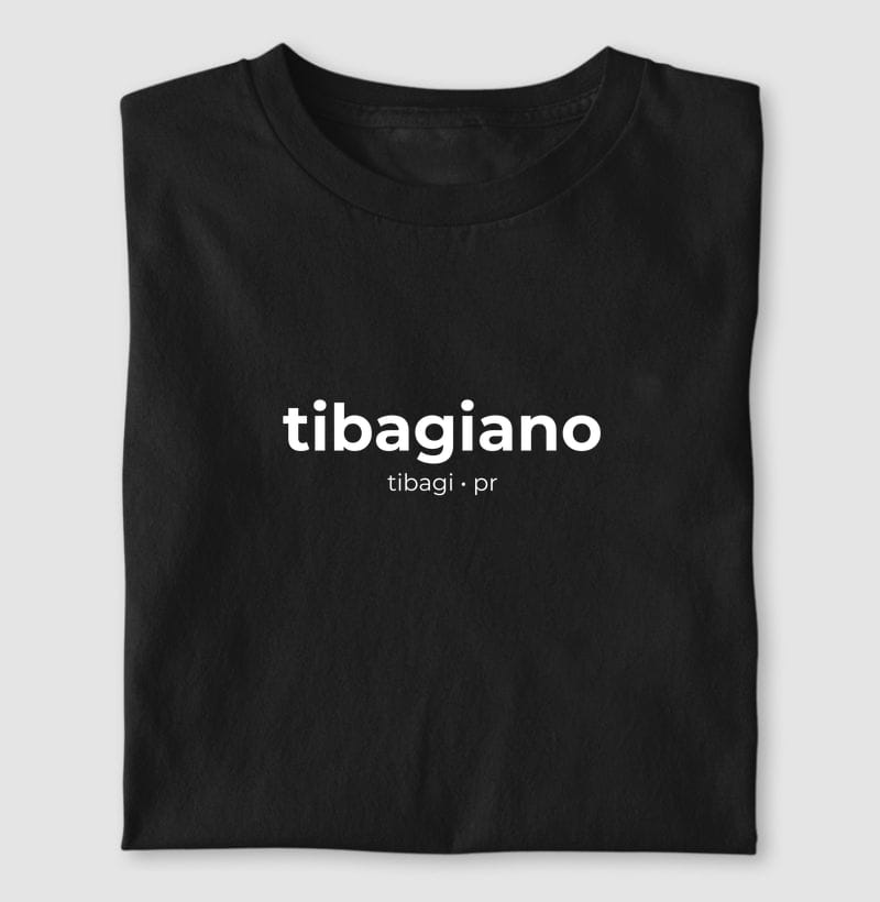 Camiseta Gentílico de Tibagi