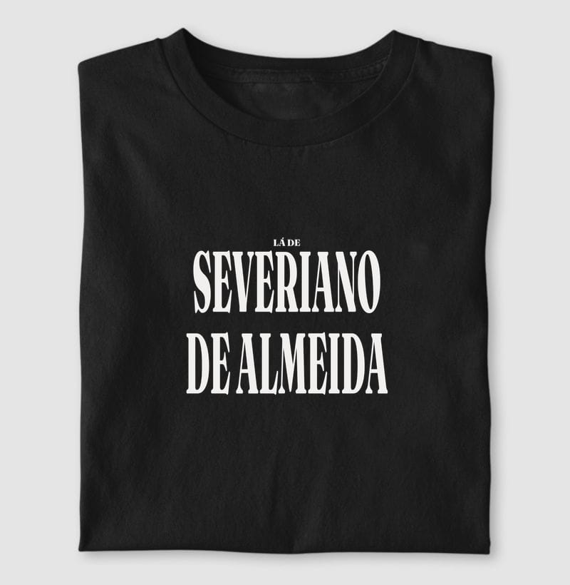 Camiseta Tipografia de Severiano de Almeida