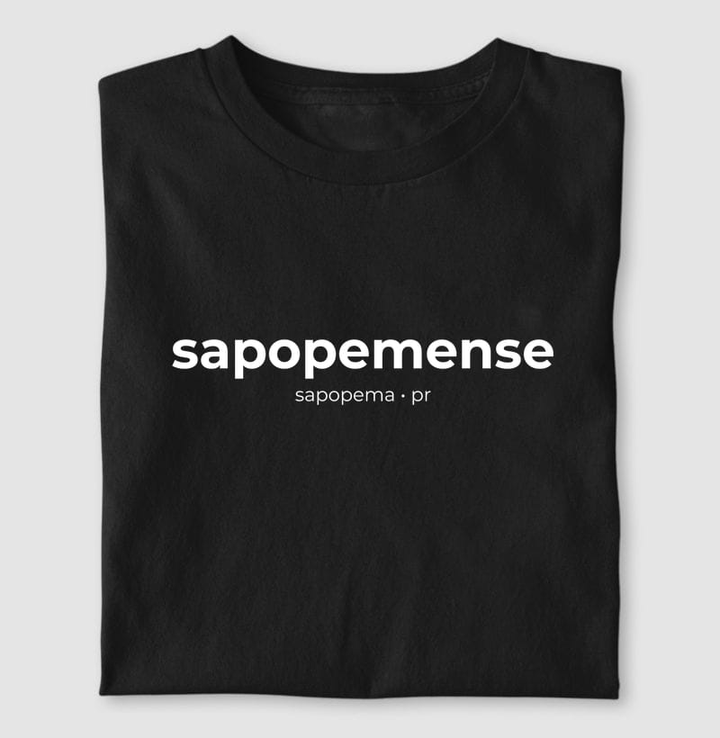 Camiseta Gentílico de Sapopema