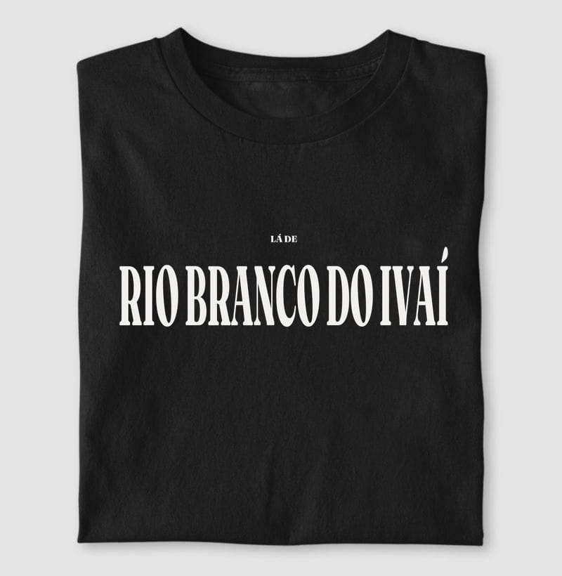 Camiseta Tipografia de Rio Branco do Ivaí