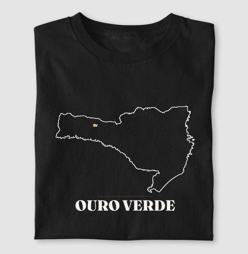 Camiseta Traço de Ouro Verde