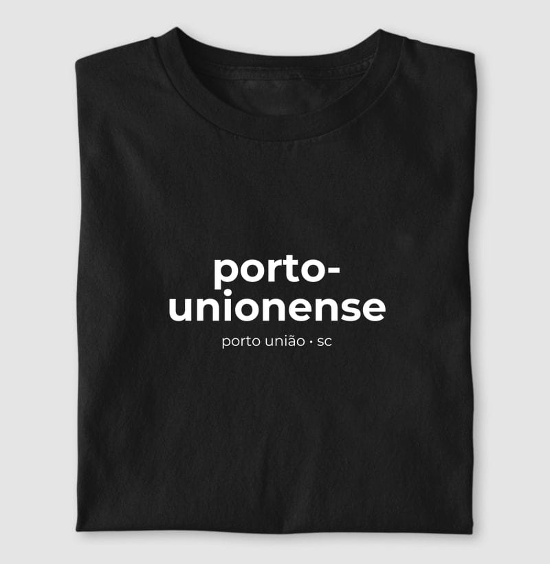 Camiseta Gentílico de Porto União