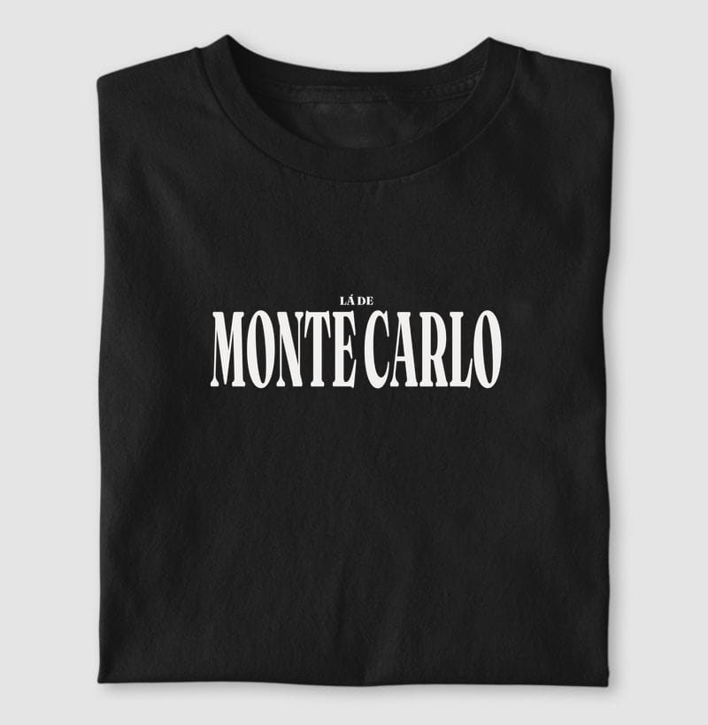Camiseta Tipografia de Monte Carlo